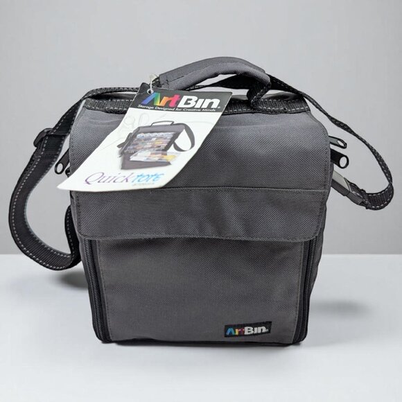 Artbin Quick Tote Shoulder Strap Totes 6 Plastic Containers Traveling Case - NEW - Picture 1 of 15